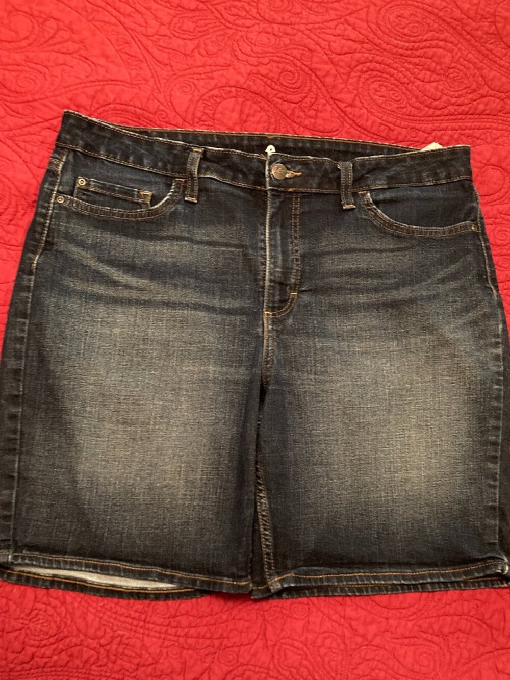 LEE Blue Denim distressed Shorts 18